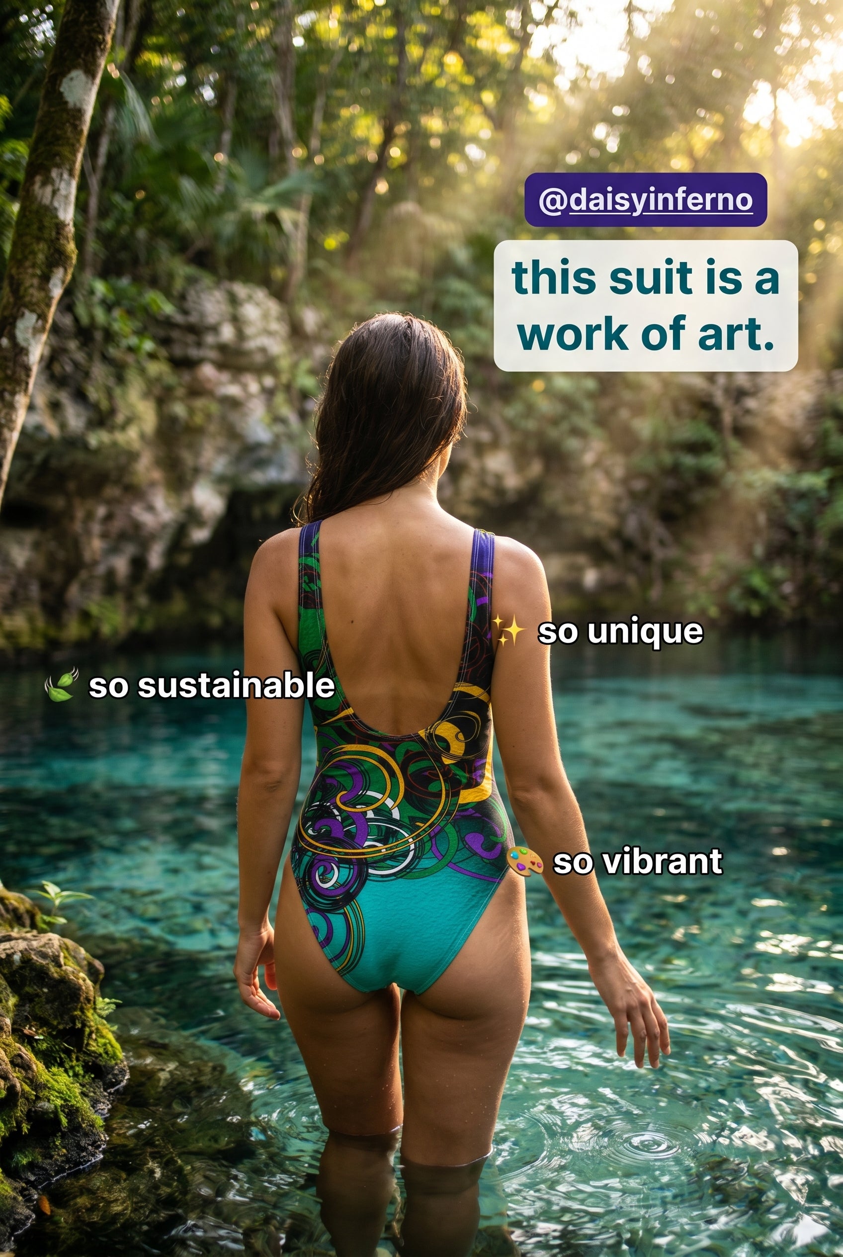 Daisy’s Dials One-Piece Swimsuit