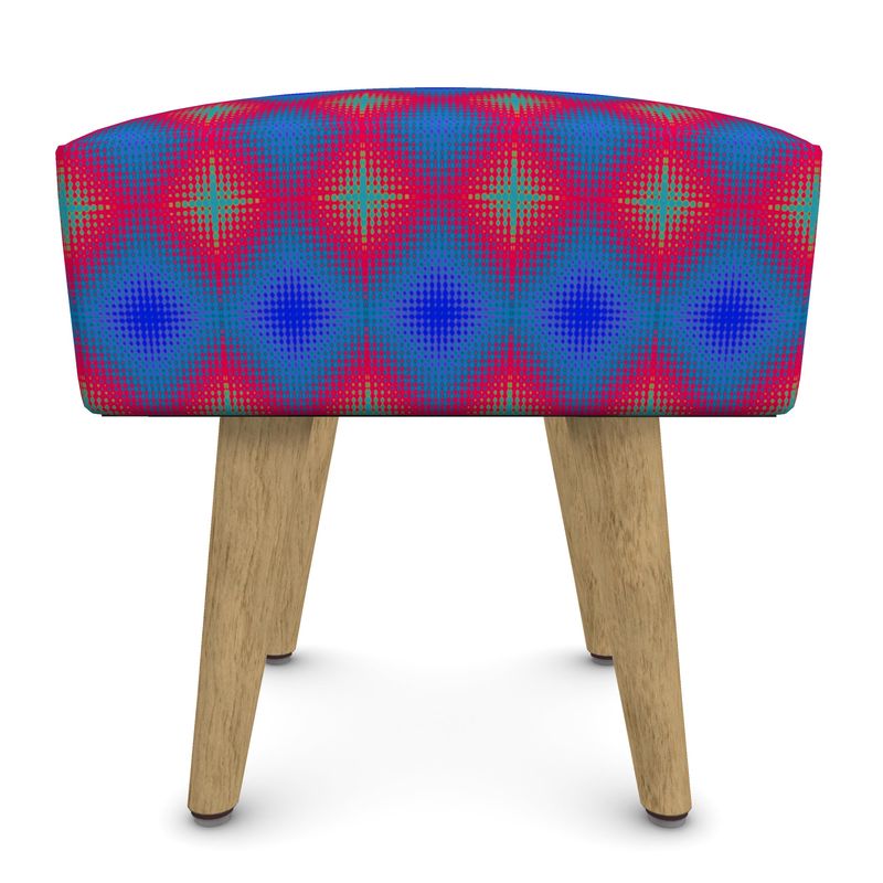 Luxury Rectangle Footstool by Daisy Inferno