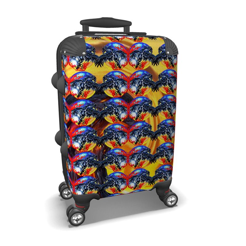 Luxury Rolling Suitcase by Daisy Inferno