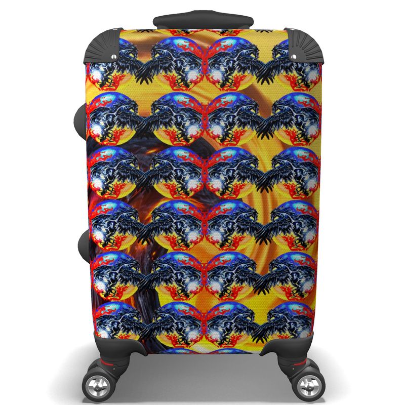 Luxury Rolling Suitcase by Daisy Inferno