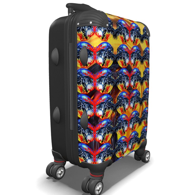 Luxury Rolling Suitcase by Daisy Inferno