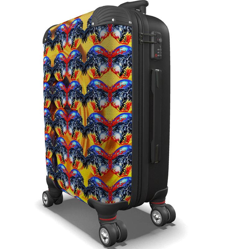 Luxury Rolling Suitcase by Daisy Inferno