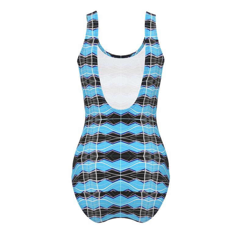 Turquoise Frequency One-Piece Swimsuit