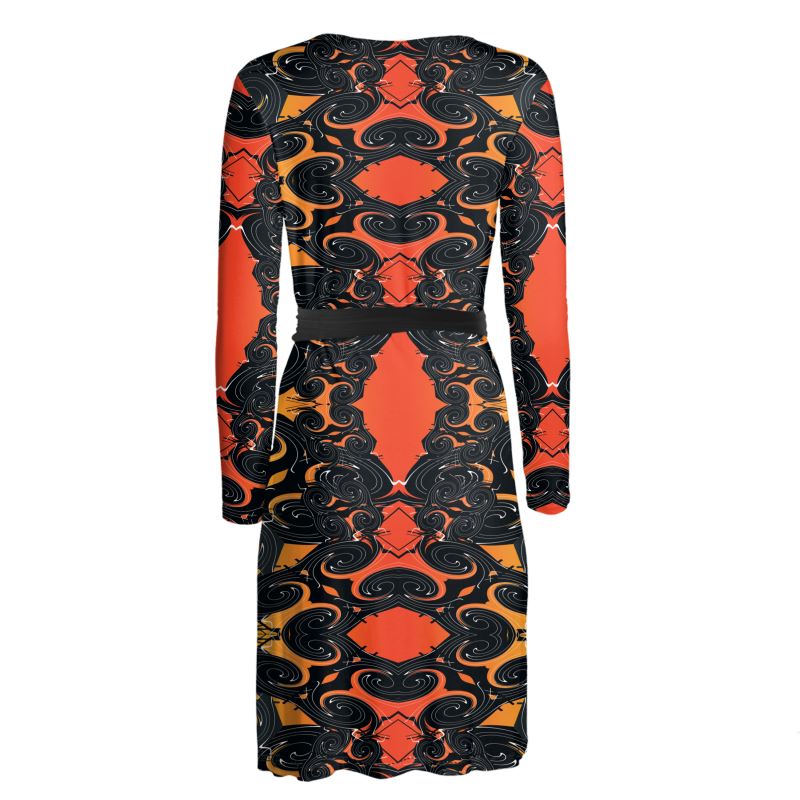 Daisy's Inferno Wrapped Dress