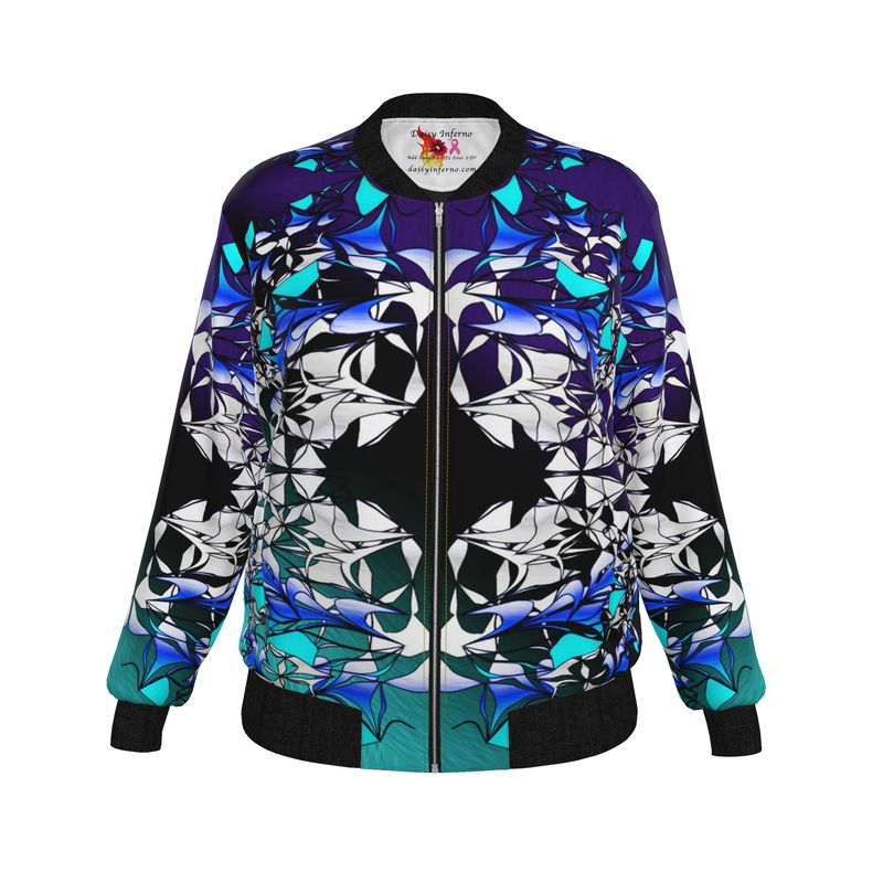 Ladies Crystal Caves Bomber Jacket