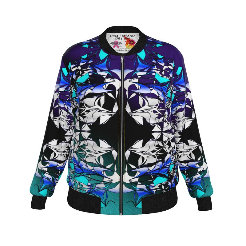 Ladies Crystal Caves Bomber Jacket