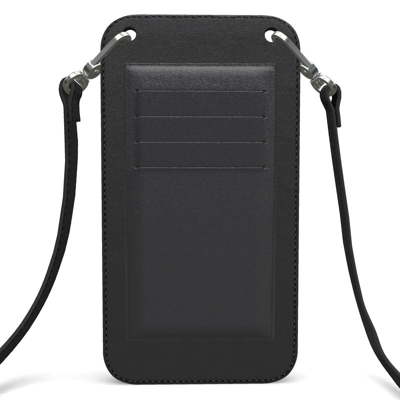 Turquoise Frequency Leather Phone Case With Strap by Daisy Inferno