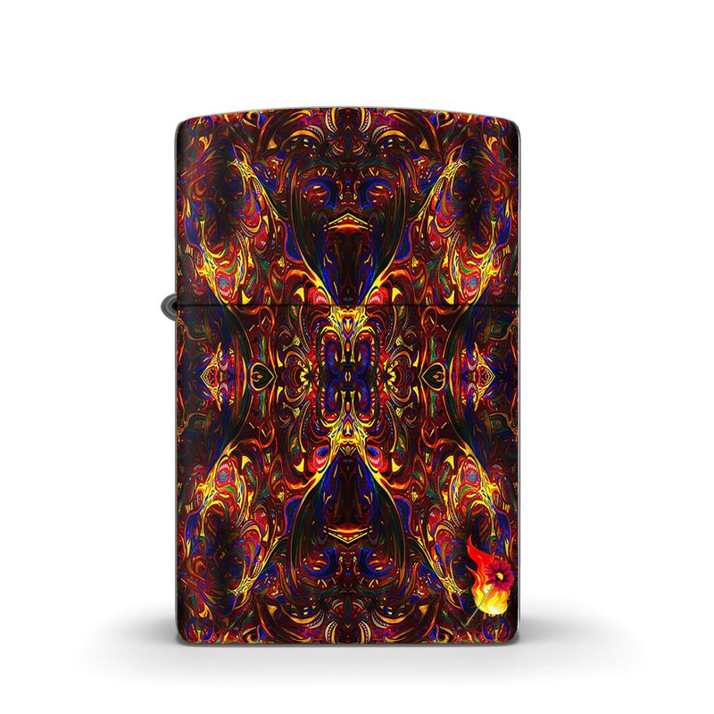 Zippo® Lighter -Abstract Nebula Mirror Art by Daisy Inferno