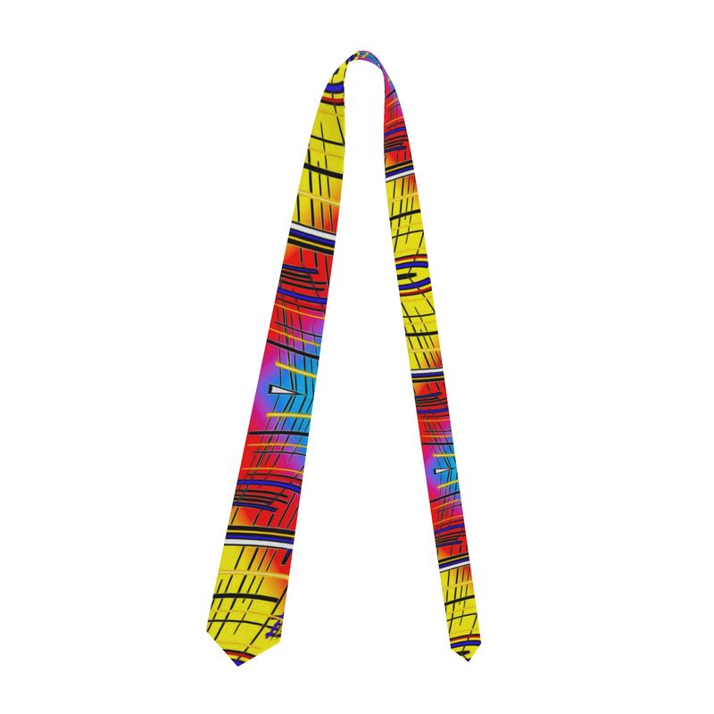 Daisy Inferno™ Men's Techno Prism Graphic Necktie