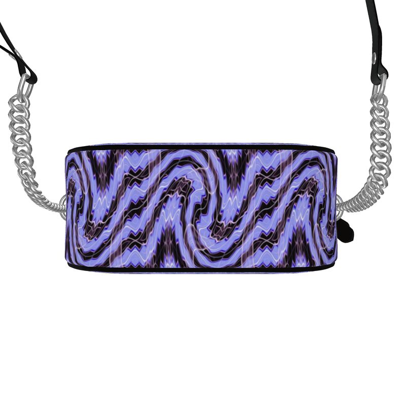 Daisy Inferno Lavender Pulse Round Box Crossbody Bag