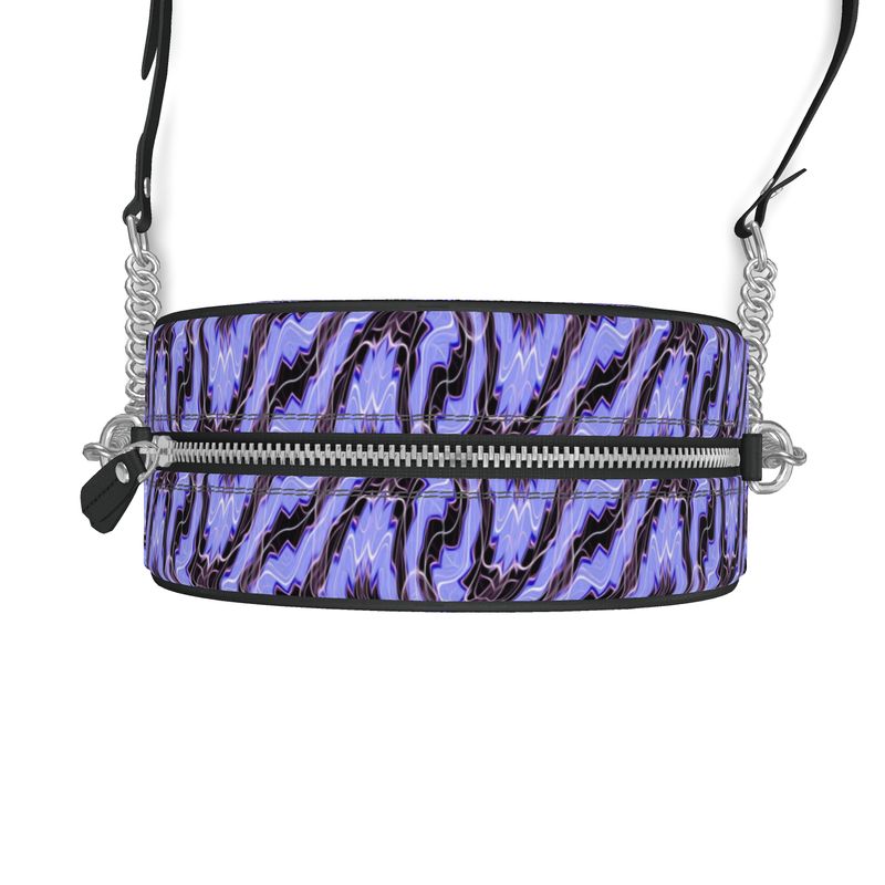 Daisy Inferno Lavender Pulse Round Box Crossbody Bag