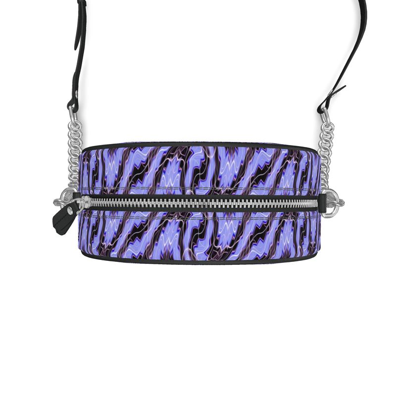 Daisy Inferno Lavender Pulse Round Box Crossbody Bag