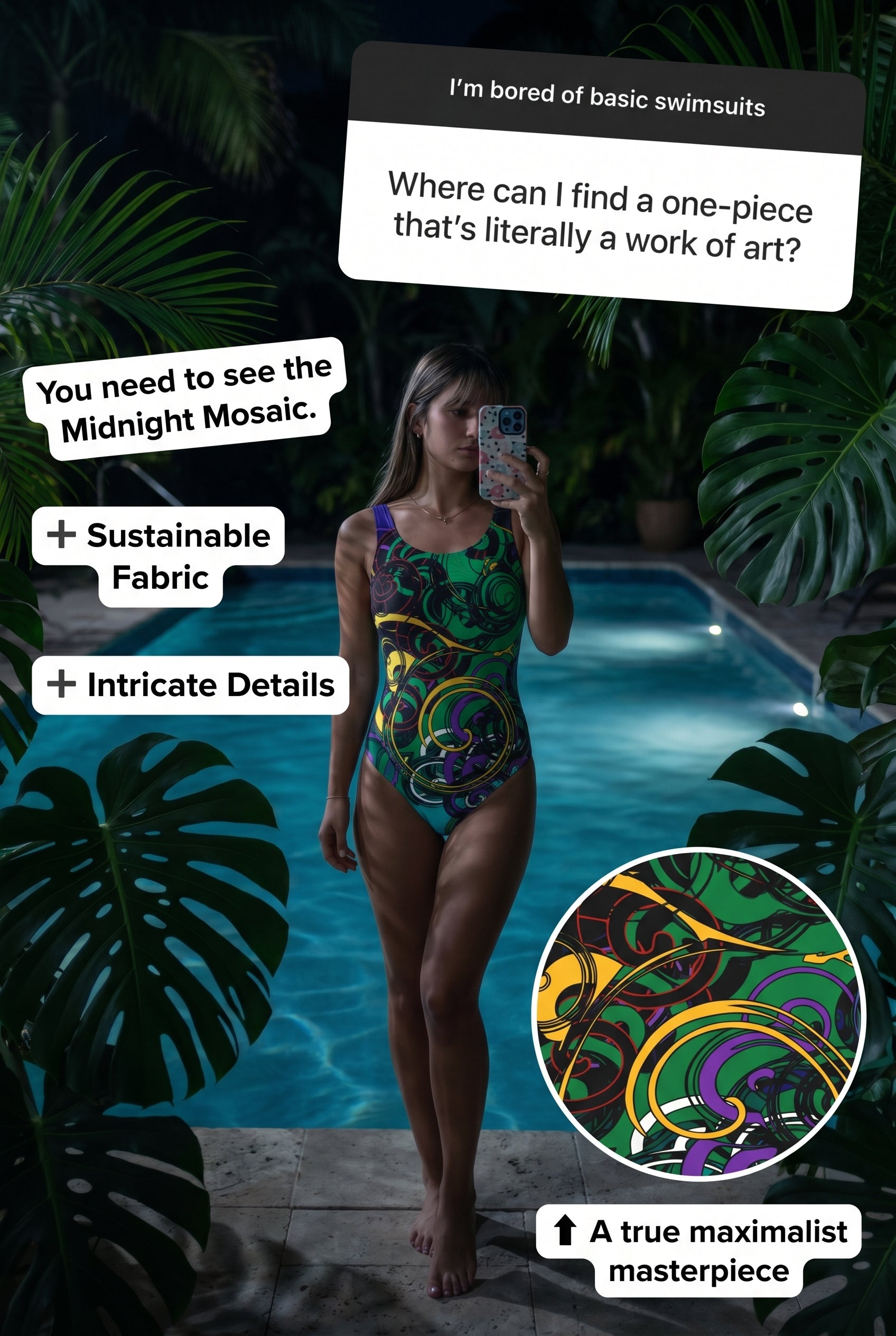 Daisy’s Dials One-Piece Swimsuit