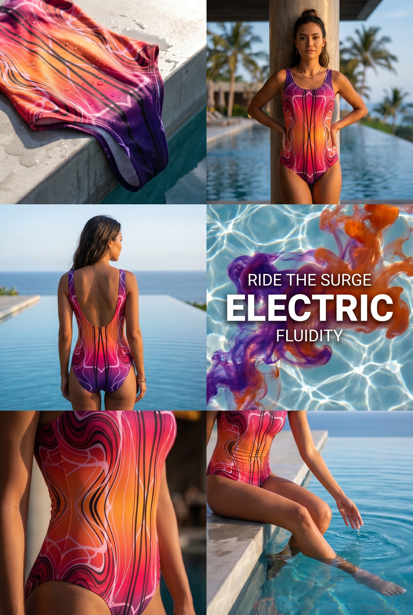 Fire Sunrise One-Piece Swimsuit
