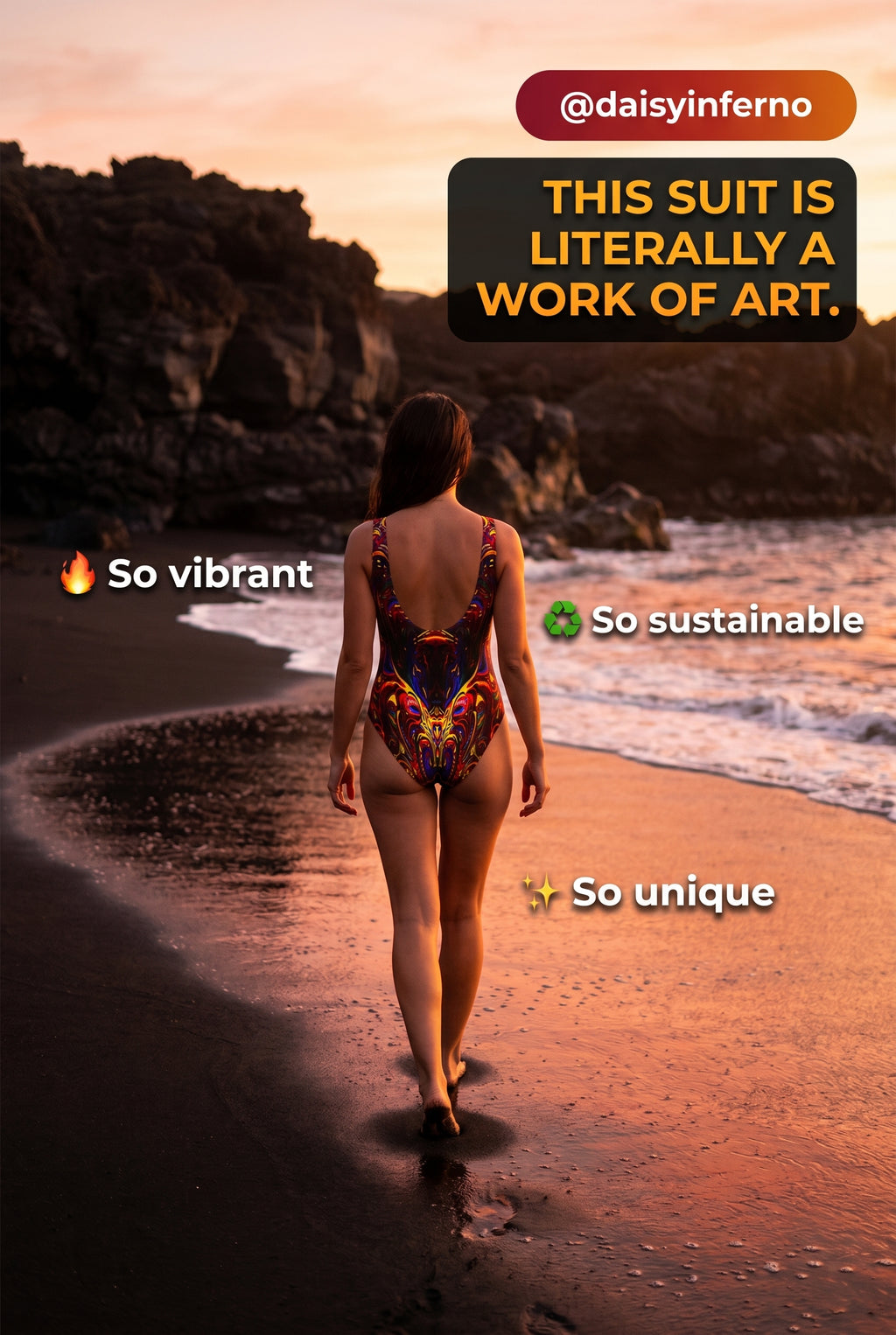 Jethro’s Fire One-Piece Swimsuit