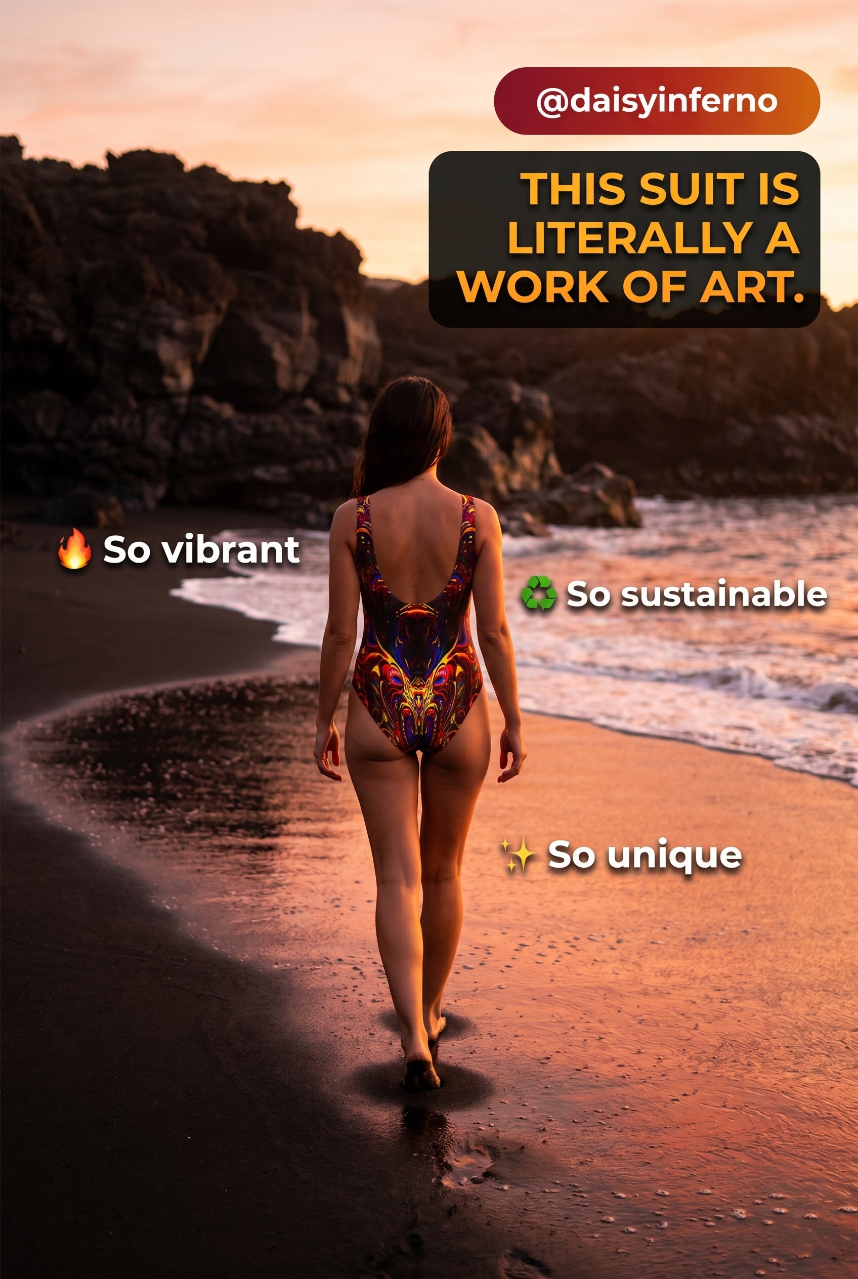 Jethro’s Fire One-Piece Swimsuit